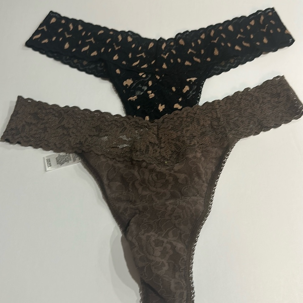 Hanky Panky 2-Pack Original Rise Thongs New